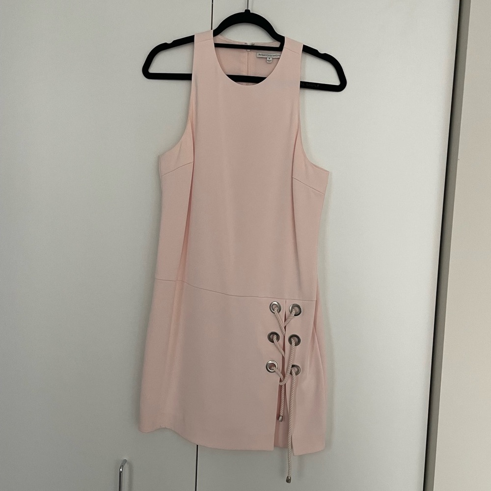 Elegant Pink Sleeveless Dress